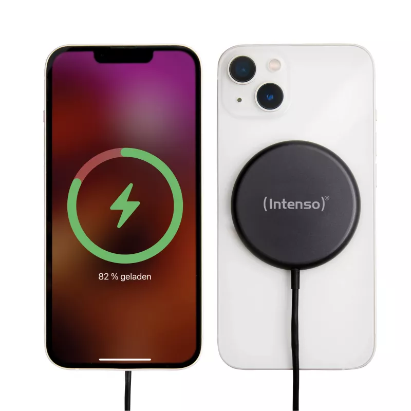Intenso MB1 Smartphone Czarny USB Bezprzewodowe Ładowanie Szybkie Ładowanie Wewnętrzne
