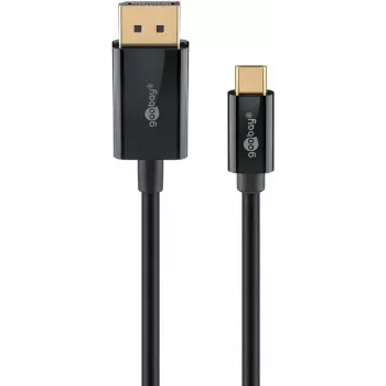 Goobay Kabel USB-C na DisplayPort 4K 60 Hz 3 m czarny - wtyczka> (75706)