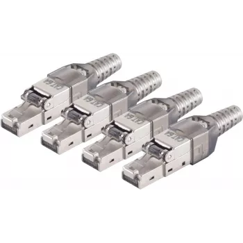 Złącze przewodowe RJ-45 ShiverPeaks BS08-51001-4 Szary