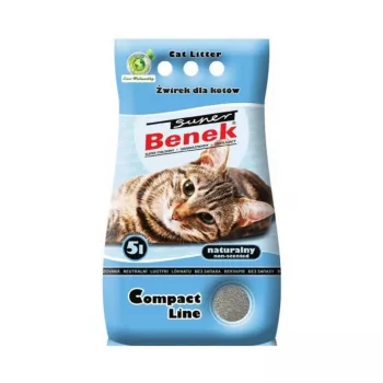 Żwirek zbrylający Super Benek Certech Super Benek Compact, granulat bentonitowy, 5 L, szybkochłonny, eliminacja zapachów