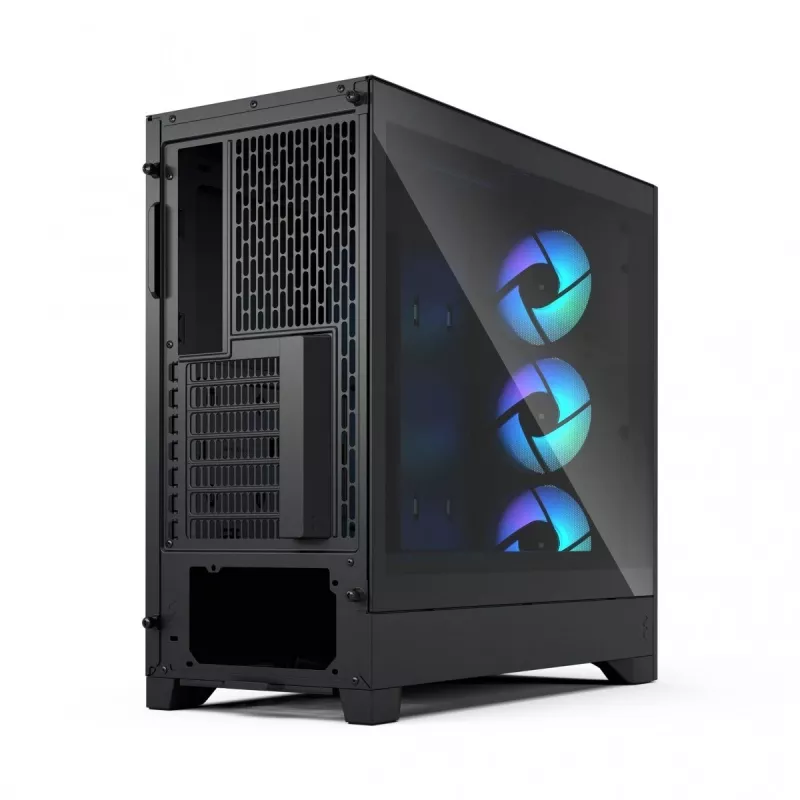 Obudowa PC Fractal Design Pop 2 Air Czarny Solid typu midi tower — obsługa ATX, 3 wentylatory przednie 120 mm, zatoki na dyski 2,5/3,5 cala, 215×481×462 mm
