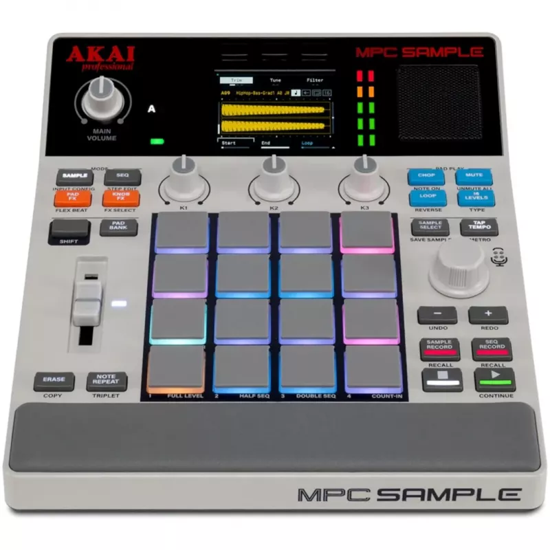 AKAI MPC SAMPLE - przenośny sampler/groovebox