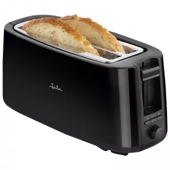 Toster Jata JETT1585 2-kromkowy 1400 W Czarny przyciski pokrętło 230 V szerokość szczeliny 25 cm głębokość szczeliny 3 cm