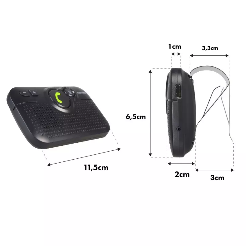 Zestaw słuchawkowy Audiocore Car Handsfree kit BT 5.0 A2DP autostart AC47