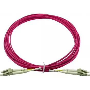 Dupleksowy kabel krosowy światłowodowy BlueOptics B2P9-BO LC-UPC – LC-UPC wielomodowy OM4 50/125 µm 0,5 m beżowy