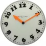 Zegar ścienny NeXtime 8152 Girl, Ø43 cm, biały/szary/czarny/pomarańczowy