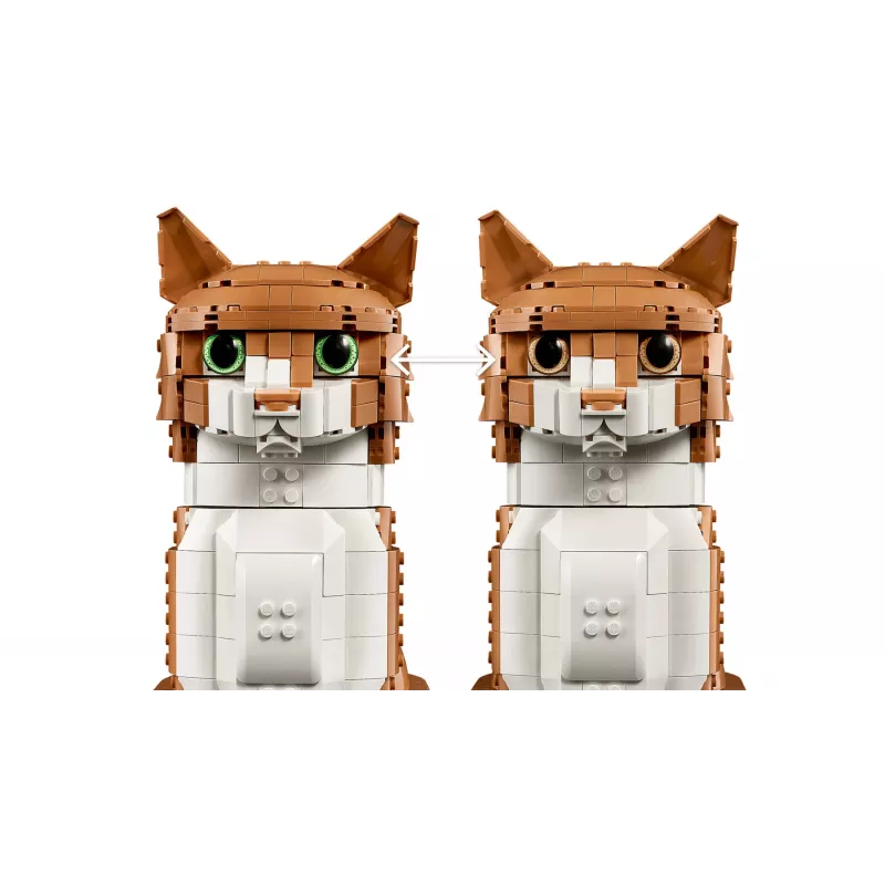 LEGO IDEAS 21376 pomarańczowy Cat