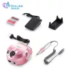 Elektryczna wiertarka do paznokci Extralink NAIL DRILL-202 65W Różowa — profesjonalne narzędzie do manicure/pedicure