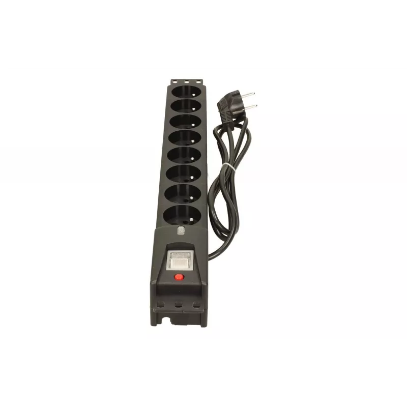 LESTAR LXARM 810 G-A K.:CZ 1,5M 19PDU Czarny 8 gniazd AC 230 V 1,5 m