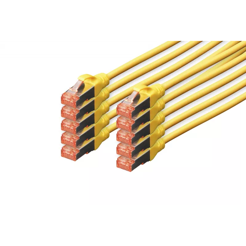 Kabel sieciowy Digitus CAT 6 S/FTP RJ-45 5m żółty
