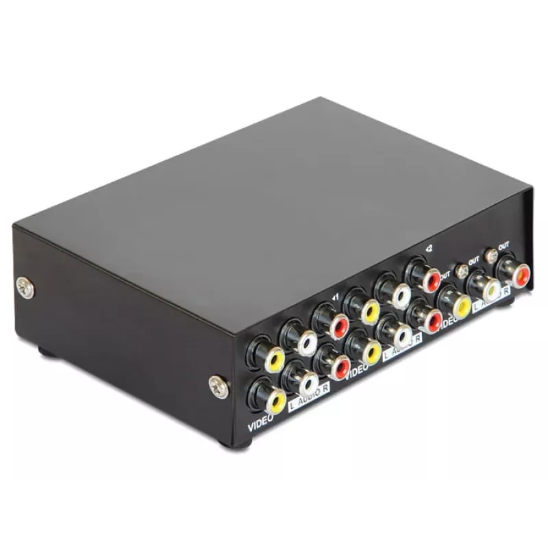 Przełącznik RCA DeLOCK 87637 przewodowy