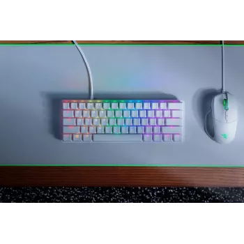 Klawiatura RAZER Huntsman Mini - Mercury Ed. Purple Switch - układ US