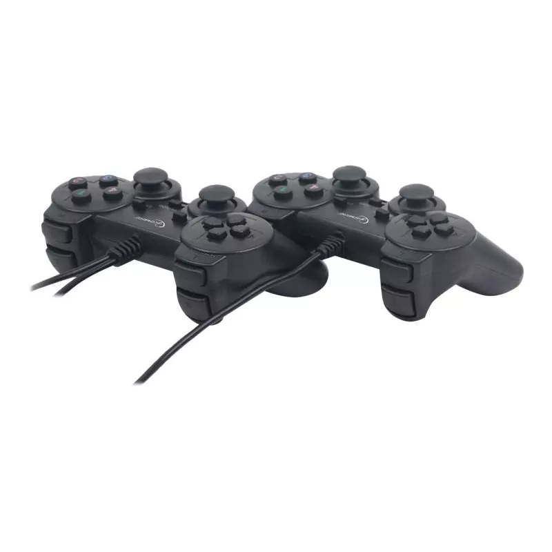 GEMBIRD JPD-UDV2-01 - Game Pad - 10 Tasten - kabelgebunden (Packung mit 2) - für PC (JPD-UDV2-01)