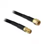 Kabel koncentryczny DeLOCK CFD200 15m RP-SMA czarny