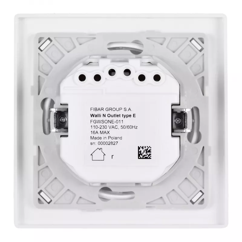 Fibaro gniazdo Walli Outlet N Type E antracyt FGWSONE-011-8