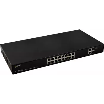 Przełącznik sieciowy PULSAR SF116 zarządzalny Fast Ethernet (10/100) Power over Ethernet (PoE) 1U czarny