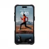 Etui Urban Armor Gear Plasma XTE na iPhone 16 Pro Max z maksymalnym rozmiarem ekranu 17,5 cm (6,9 cala). Czarno-przezroczysty design, metalowa nóżka, kompatybilność z MagSafe. Ochrona przed upadkami i zarysowaniami.