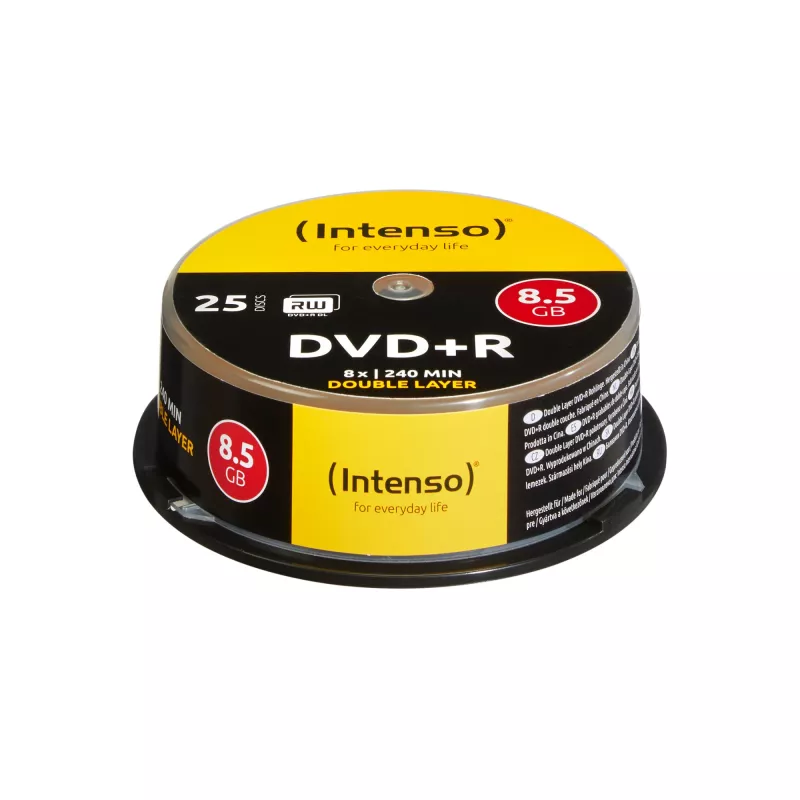 DVD+R DL Intenso 8,5 GB 8x Double Layer 25 szt.