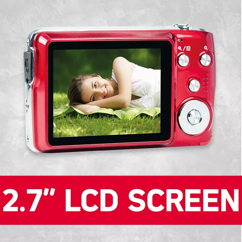 AgfaPhoto Compact Realishot DC8200 1/3.2 Aparat kompaktowy 18 MP CMOS 4896 x 3672 px Czerwony (DC8200RD)