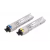 Para transceiverów światłowodowych SFP WDM Extralink 1.25G 1310/1550nm jednomodowy 3km SC DOM