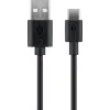 Goobay | Kabel do ładowania i synchronizacji USB-C (USB-A > USB-C) | 38675 | Czarny | RJ-45 | RJ-45 90°