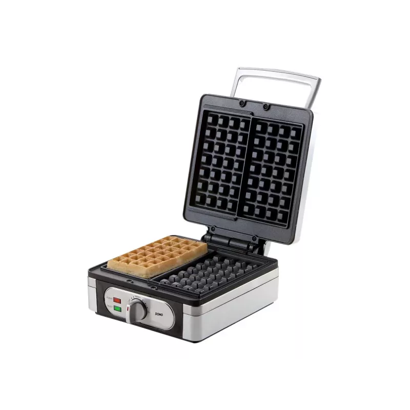 Gofrownica Domo DO 9047 W 2 gofry 1400 W srebrna