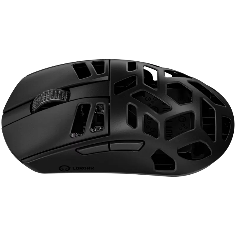LORGAR MSE90W, Bezprzewodowa mysz gamingowa Elite ze stopu magnezu, czarna