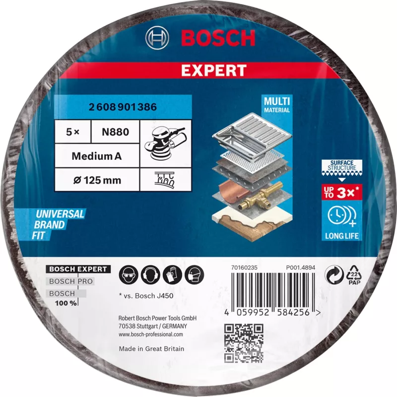Bosch N880 Metal, Paint, stal nierdzewna, Steel Krążek ścierny