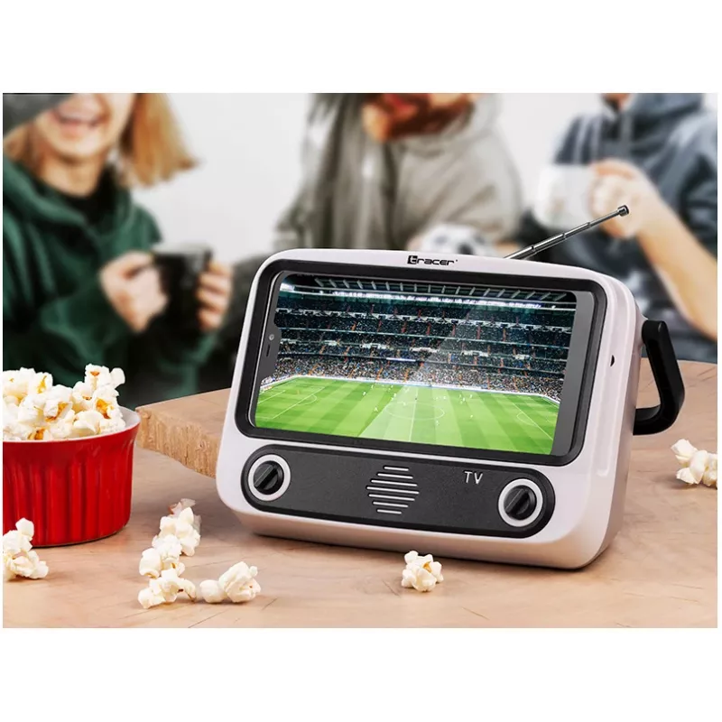 Podstawka mobilna TRACER T-MLX48046 z głośnikiem Bluetooth, regulowanym uchwytem na telefon/tablet