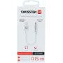 Adapter audio SWISSTEN Lightning na 3,5 mm SW-LIGHT-3.5MM-W, kabel 15 cm