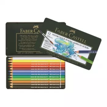 Kolorowe kredki akwarelowe Faber-Castell Albrecht Dürer Multi 12 szt., wielokolorowe