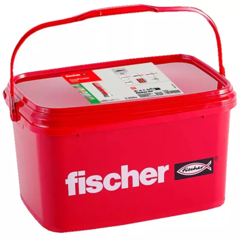 Kołek FISCHER DuoPower 6x30, uniwersalny kołek do materiałów pełnych i pustych