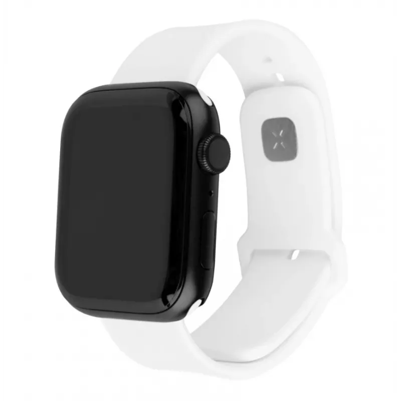 Pasek do zegarka FIXED Sporty Strap Set FIXSST2-1029‑WH do Apple Watch Ultra 49mm, biały silikon