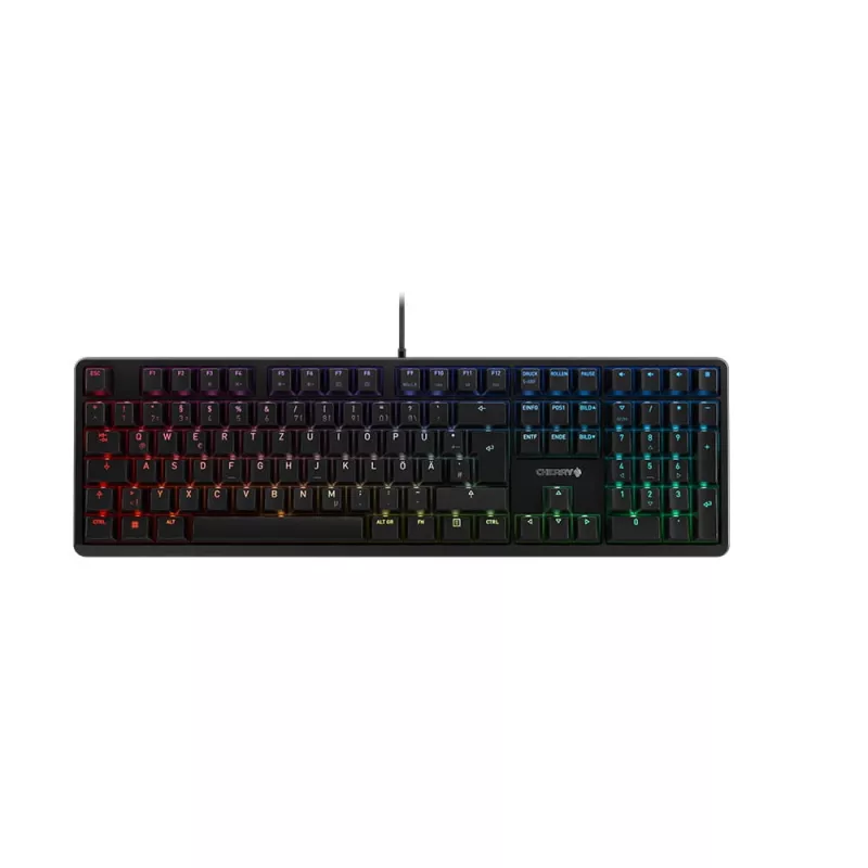 CHERRY G80-3000N RGB klawiatura uniwersalna USB QWERTZ niemiecki czarny