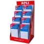 Asortyment etykiet agipa 112116, ekspozytor kartonowy z 160 małymi opakowaniami