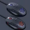 Lumi Legend WM03G-16 Mysz przewodowa, USB typu A, optyczna, 7200 DPI, czarna