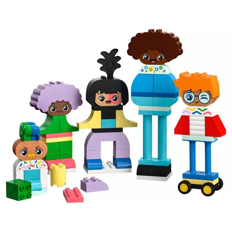 Zabawka konstrukcyjna LEGO DUPLO 10423 zestaw z figurkami do zbudowania, 71 elementów, dla dzieci od 3 lat, wysokość figurek 260 mm