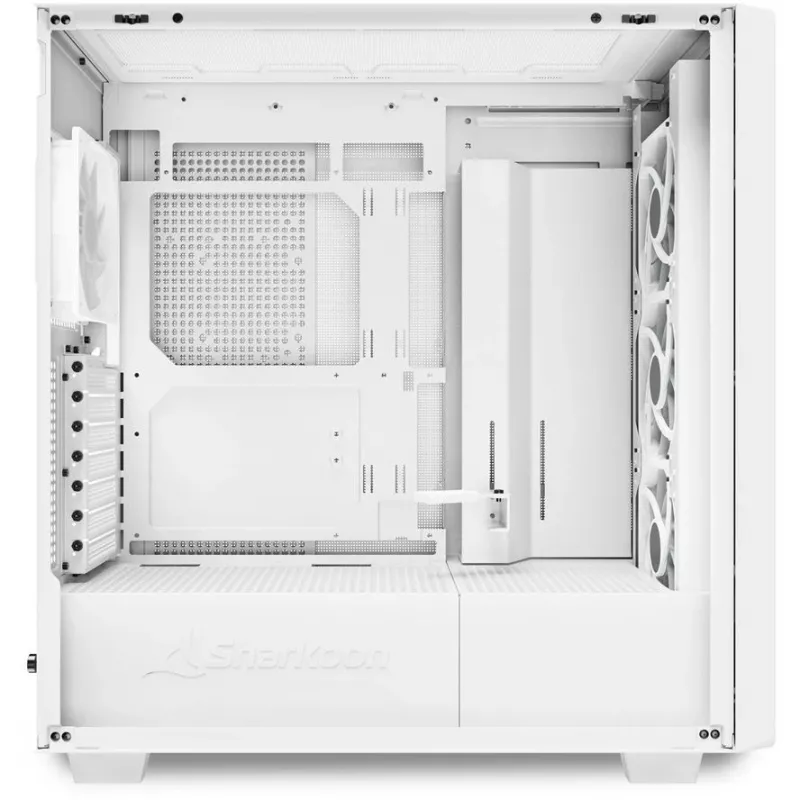 Sharkoon REBEL C70G RGB Full Tower Biały, Drewno
