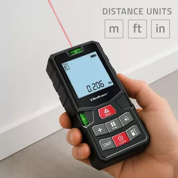 Dalmierz laserowy z poziomnicą 120m