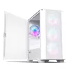 Montech AIR 100 ARGB Obudowa MICRO-ATX z Czterema Wentylatorami ARGB Pre-Instalowanymi, Ultra-Minimalistyczny Design, Drobna Siatka na Panelu Przednim, Wysoki Przepływ Powietrza, Unikalny Bok
