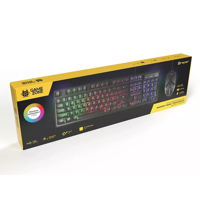 Zestaw klawiatura i mysz Gamezone Boost USB