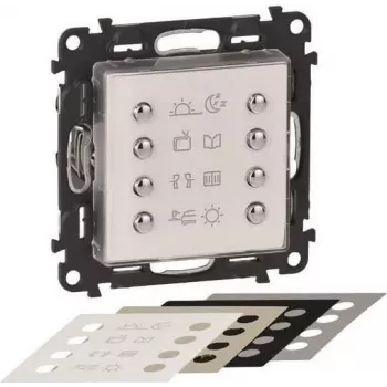 Legrand MyHome przycisk scen 8-przyciskowy panel 752199