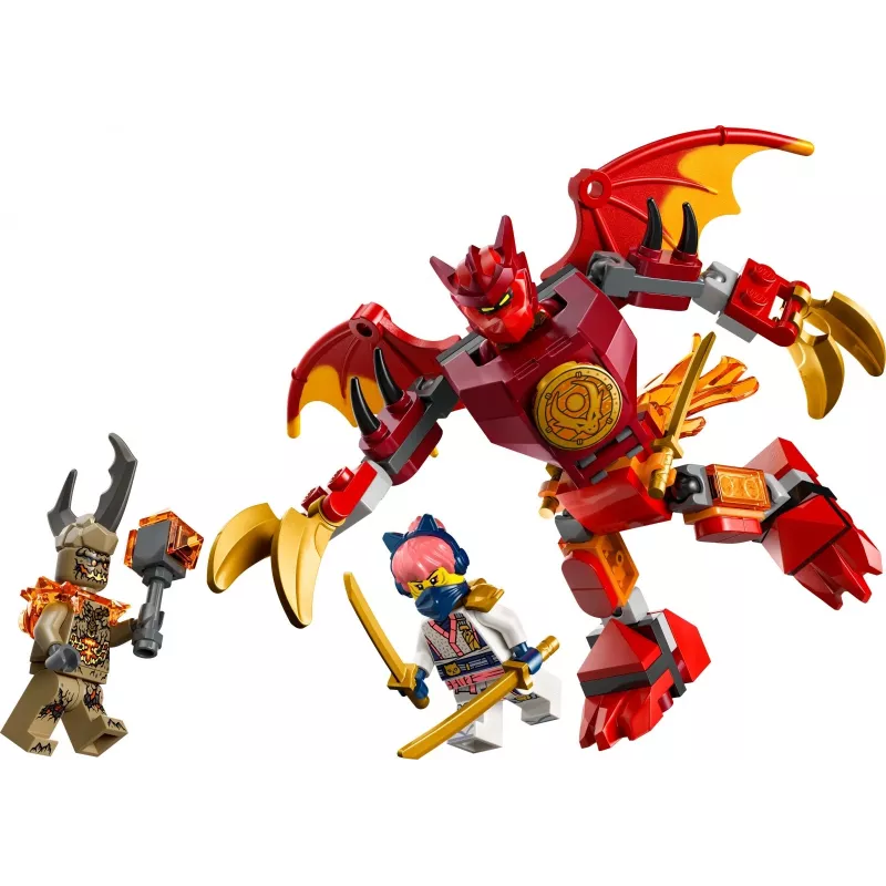 LEGO NINJAGO 71851 Zestaw bitewny z mech-dragonem Kaia