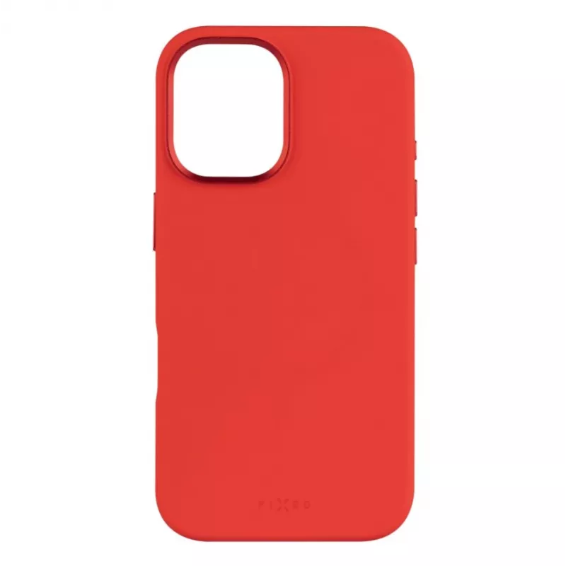 Fixed MagFlow | Tylna obudowa | Apple | iPhone 16 | Silikon płynny | Czerwony