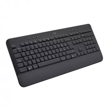 Logitech Signature - Klawiatura - Bezprzewodowa - Bluetooth 5.1 - QWERTY - Włoska - Grafit (920-010915)