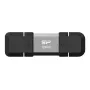 Silicon Power SP128GBUC3C51V1S Pamięć USB 128 GB USB Type-A / USB Type-C 3.2 Gen 1 (3.1 Gen 1) Czarny, Srebrny