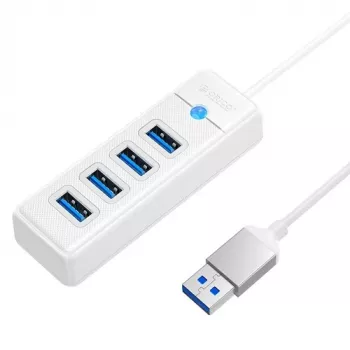 Koncentrator USB ORICO 4-Port USB 3.0 PW4U-U3 — 4x porty USB-A, transfer USB 3.0