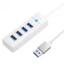 Koncentrator USB ORICO 4-Port USB 3.0 PW4U-U3 — 4x porty USB-A, transfer USB 3.0