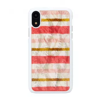 Etui ochronne na smartfona iKins do iPhone XR — wzór Short Cake, białe