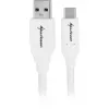 Kabel USB 3.2 Gen 2, wtyk USB-A > wtyk USB-C (biały, 0,5 metra)